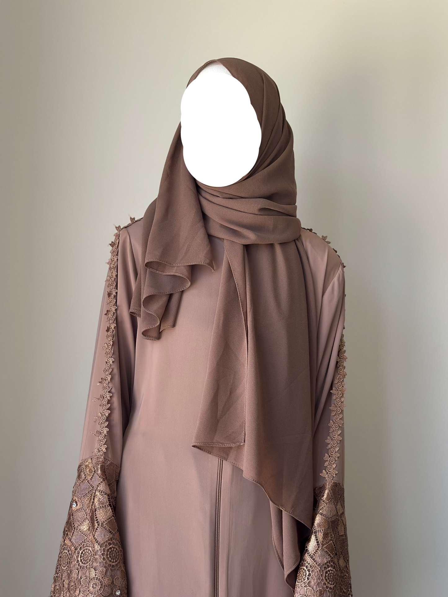 Luxury Brown Abaya Qween Modest