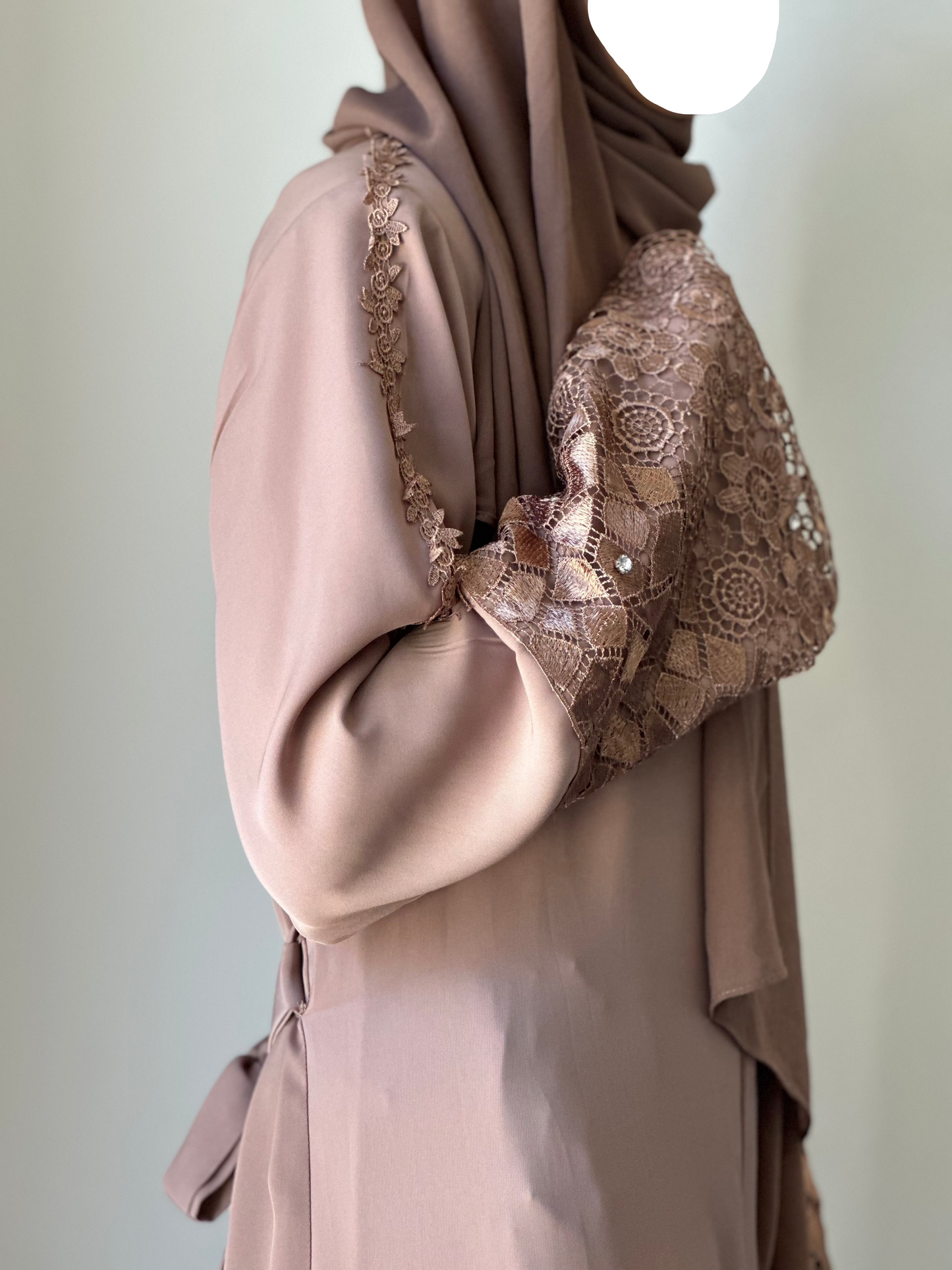 Luxury Brown Abaya Qween Modest