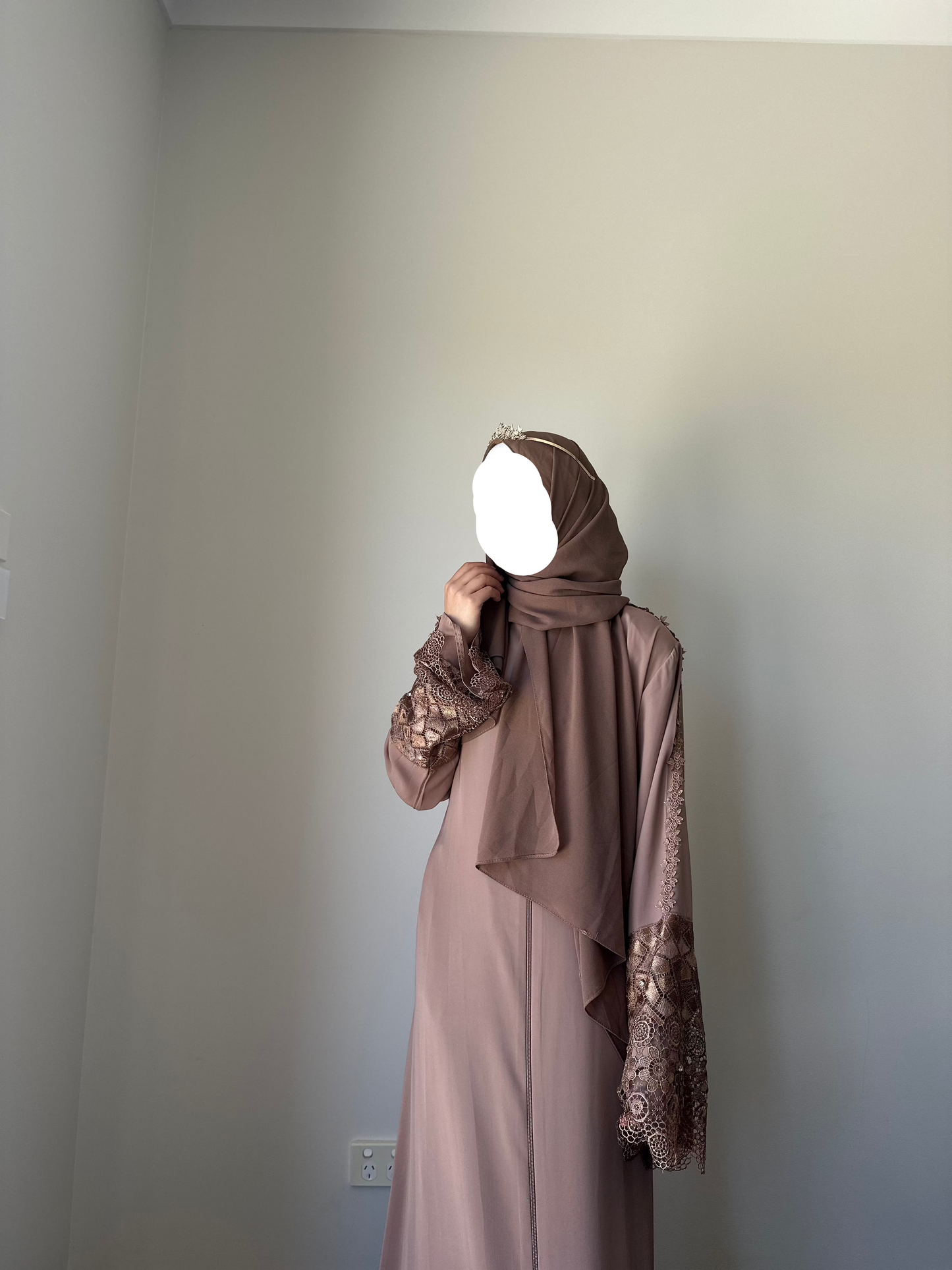 Luxury Brown Abaya Qween Modest