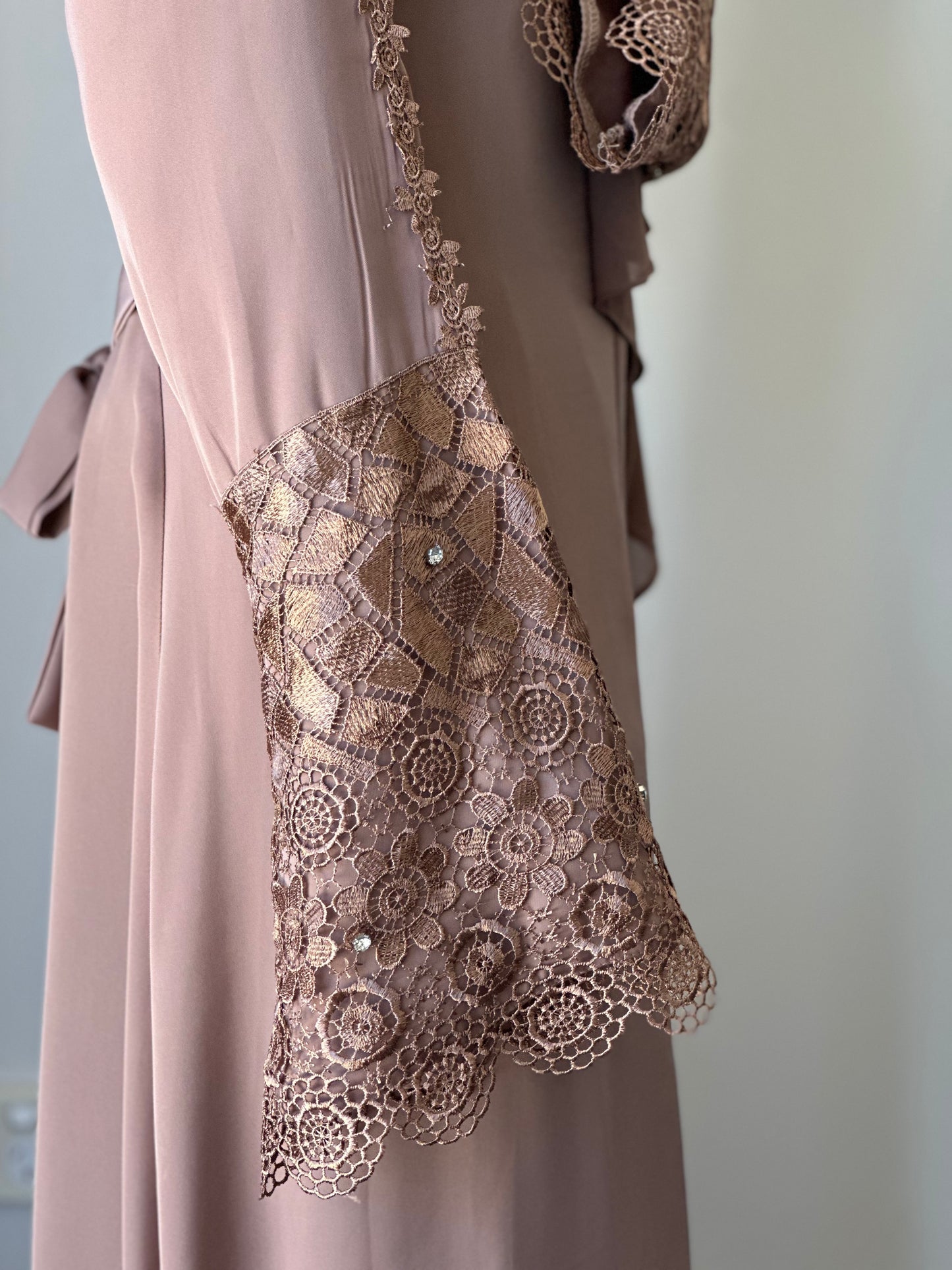 Luxury Brown Abaya Qween Modest