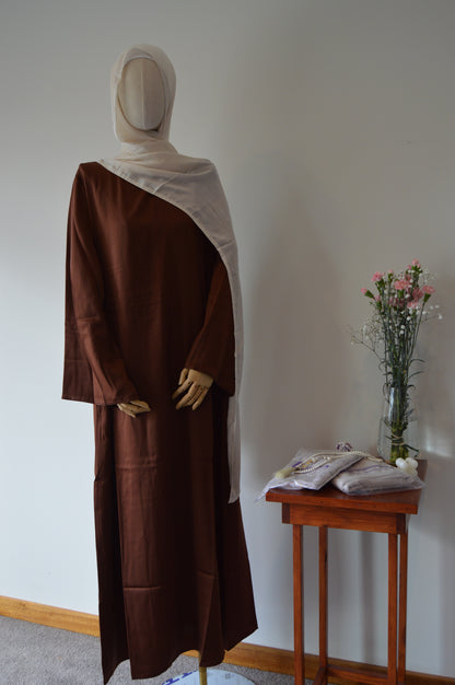 Simple Satin Abaya