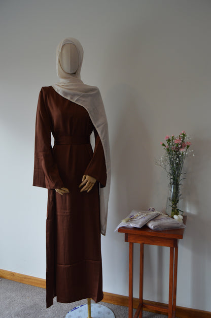 Simple Satin Abaya