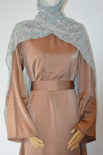 Simple Satin Abaya