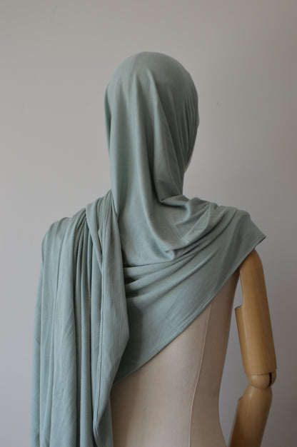 Bamboo Ribbed Jersey Hijab