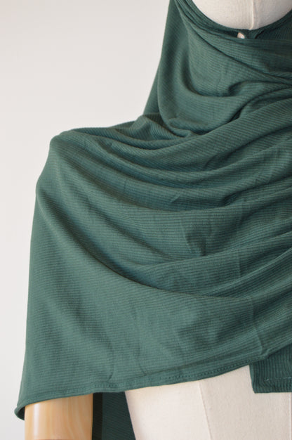 Bamboo Ribbed Jersey Hijab