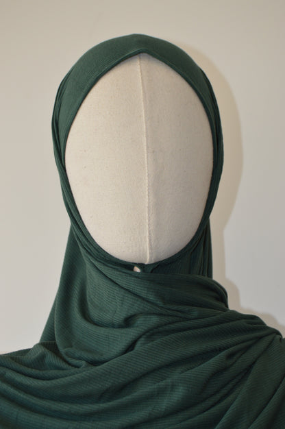 Bamboo Ribbed Jersey Hijab