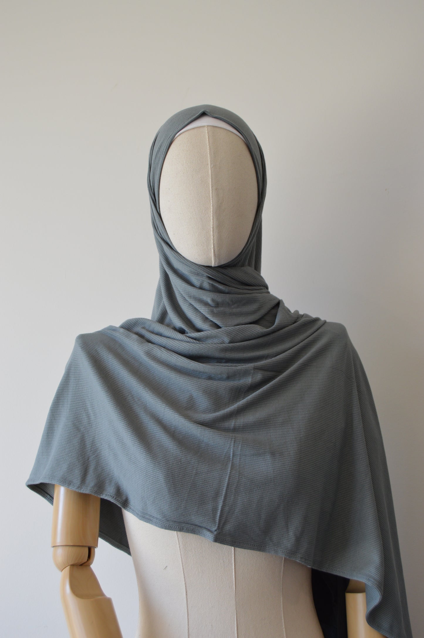 Bamboo Ribbed Jersey Hijab