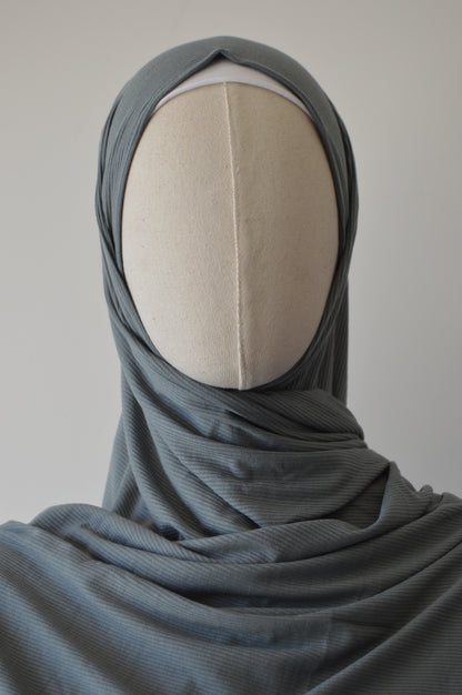 Bamboo Ribbed Jersey Hijab