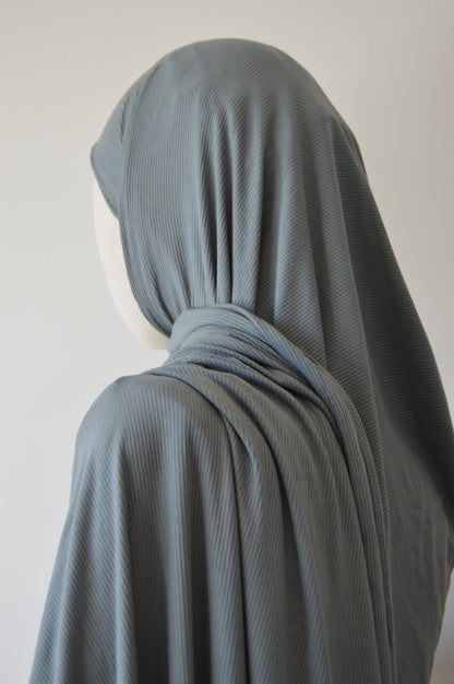 Bamboo Ribbed Jersey Hijab