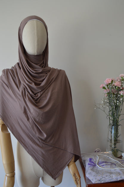 Bamboo Ribbed Jersey Hijab