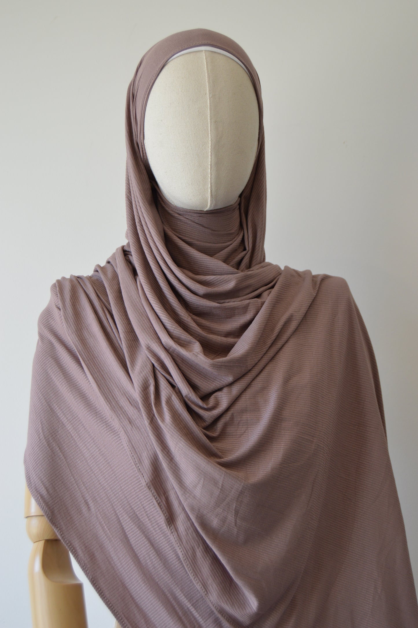 Bamboo Ribbed Jersey Hijab