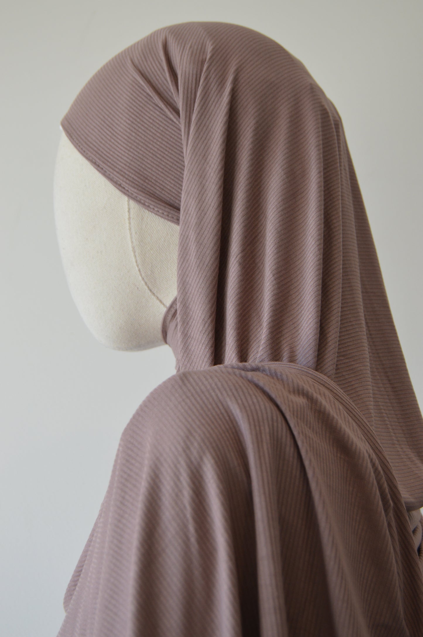 Bamboo Ribbed Jersey Hijab