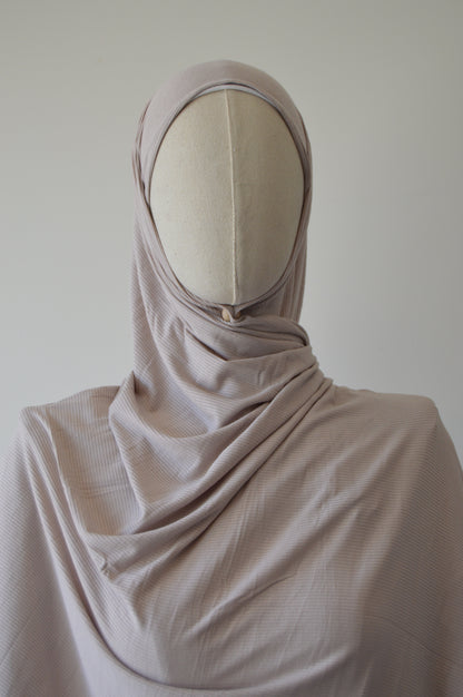 Bamboo Ribbed Jersey Hijab