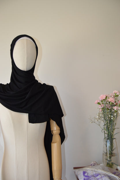 Bamboo Ribbed Jersey Hijab