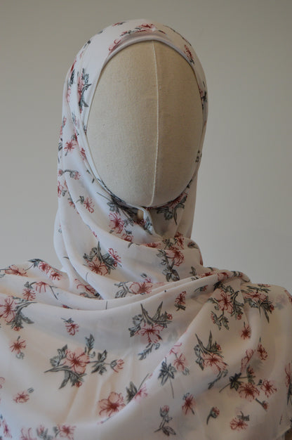 Printed Chiffon Hijab