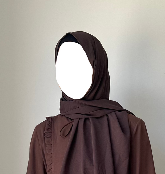 Brown Chiffon HijabBrown Chiffon HijabQween Modest