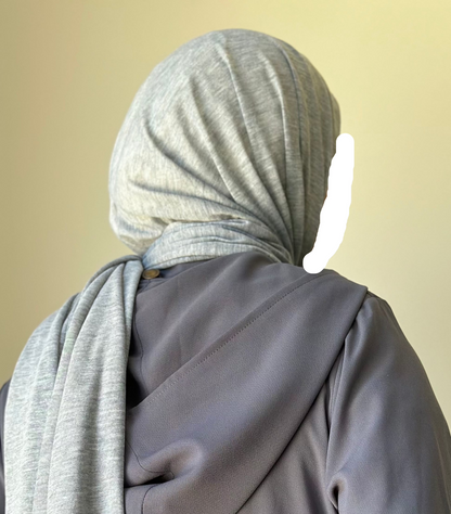 Grey Jersey HijabGrey Jersey HijabQween Modest