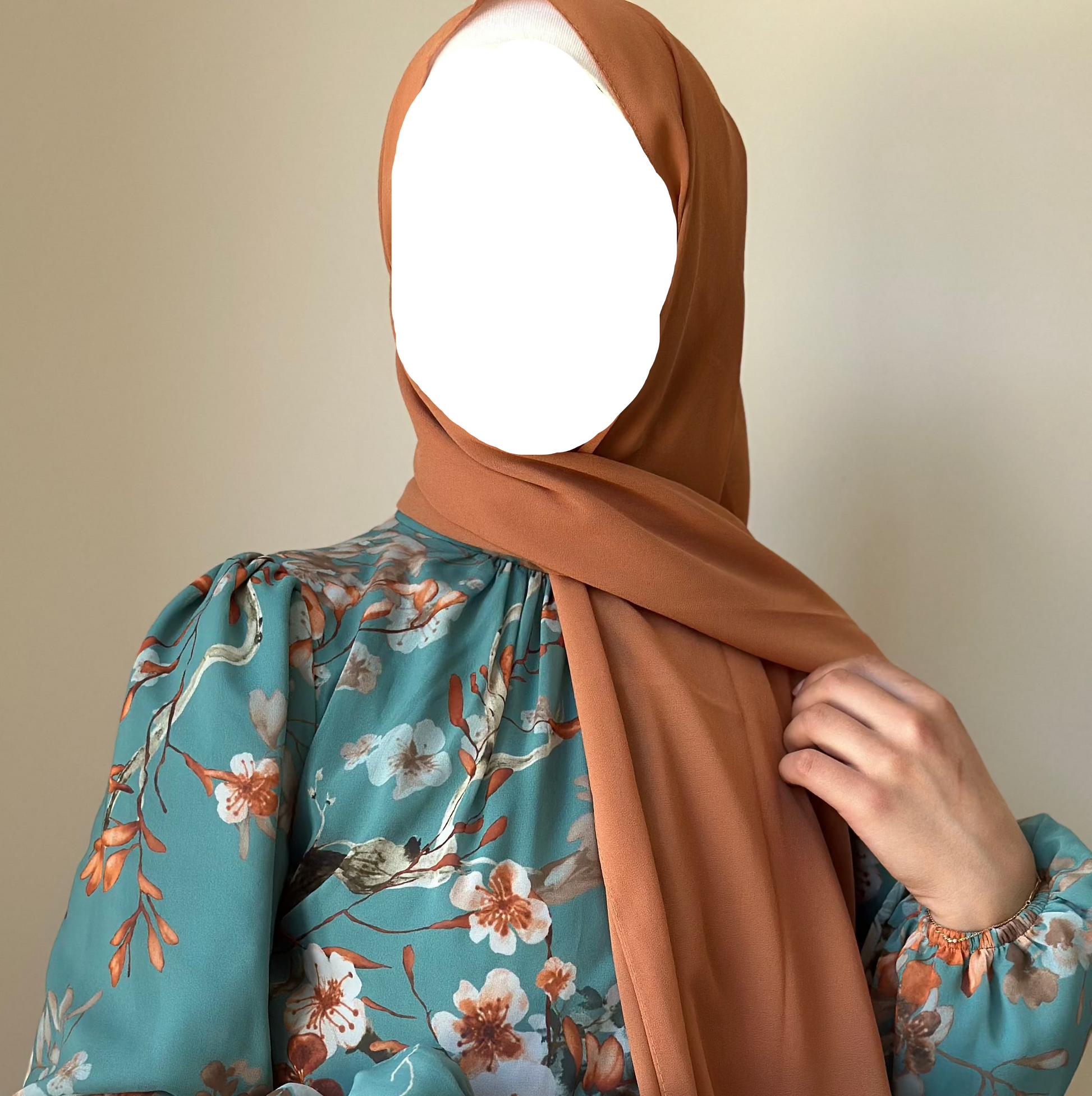 Caramel Chiffon HijabCaramel Chiffon HijabQween Modest