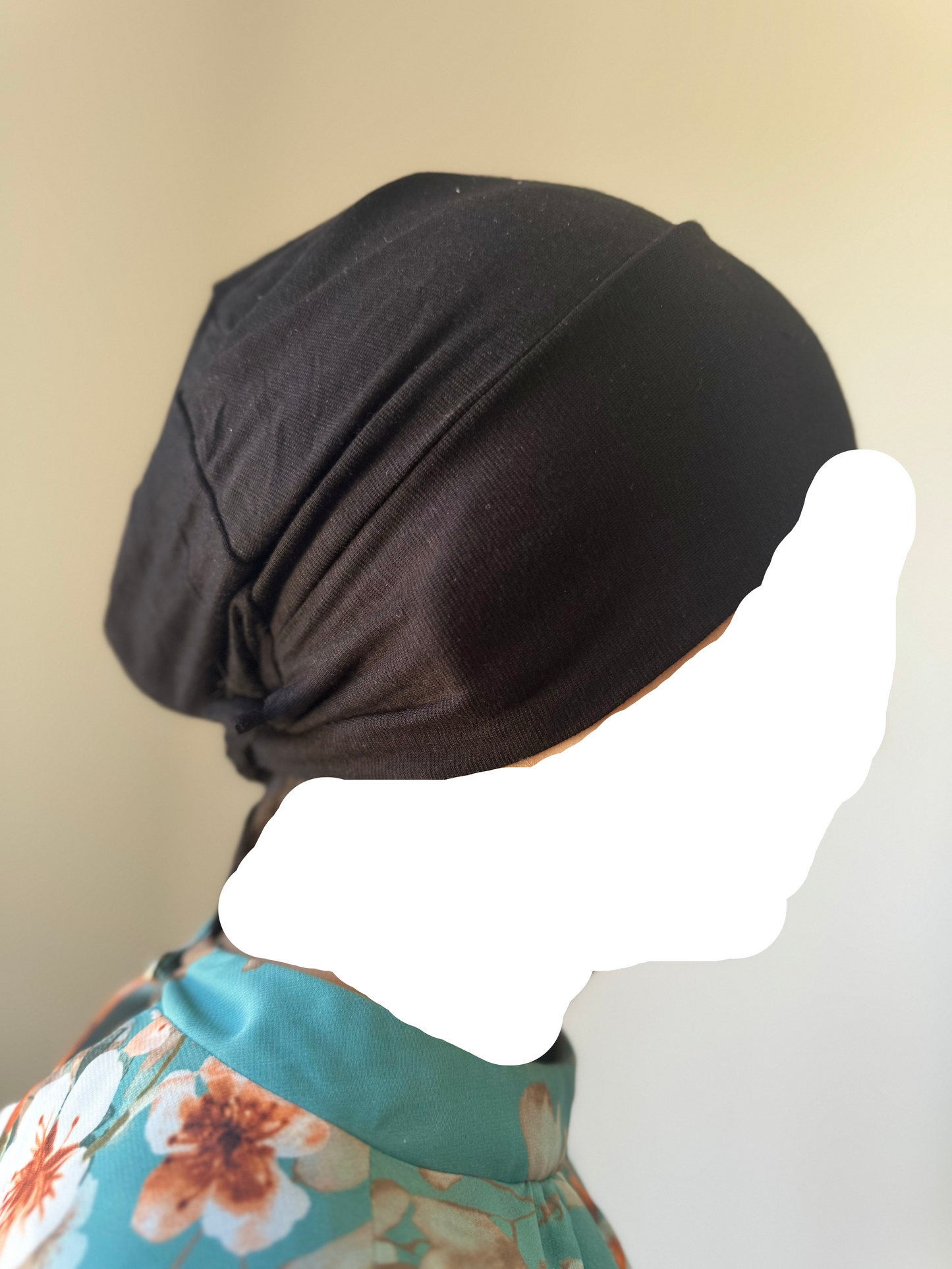 Black Adjustable Closed Hijab UndercapBlack Adjustable Closed Hijab UndercapQween Modest